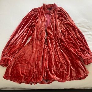 Free People Velvet Romper